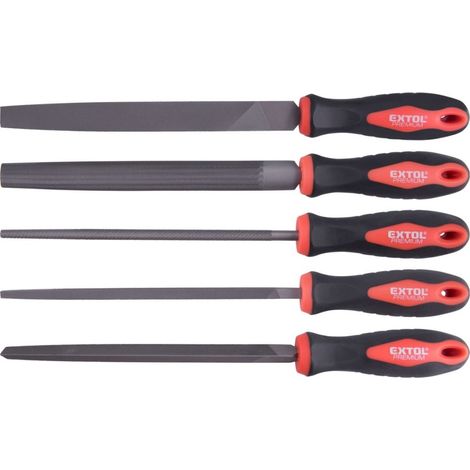 Extol Premium-Feilen, 5er-Set 8803611