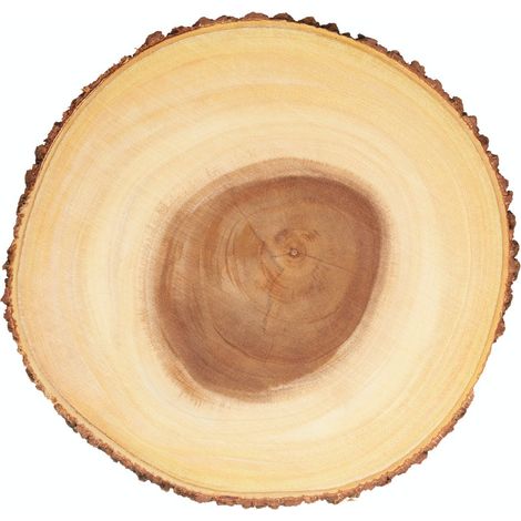 KitchenCraft Artesà Table de Round Table de Wood de Sustainable Natural Acacia 32.5 cm