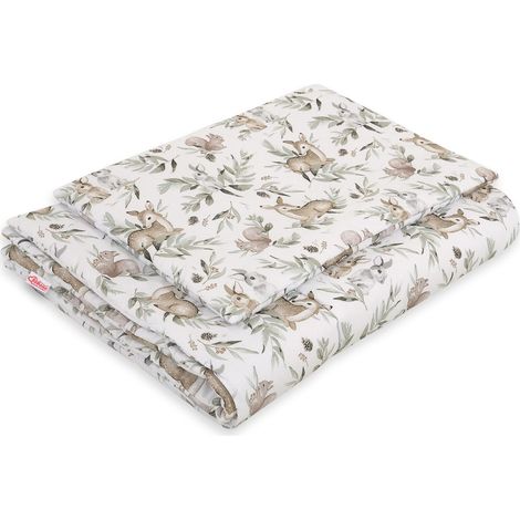 Kinderbettwäscheset mit Füllung 135x100 cm - woodland olive (1/2)