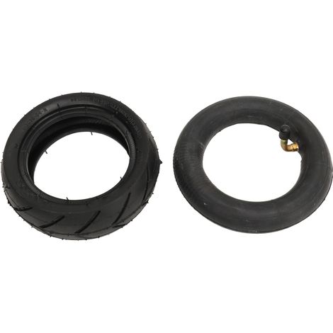 Pneus trottinette électrique 150x50 6 pouces, caoutchouc antidérapant rainuré, résistant aux chocs, pneu intérieur et extérieur, lot de 2, pour roue de 6'' (1/5)
