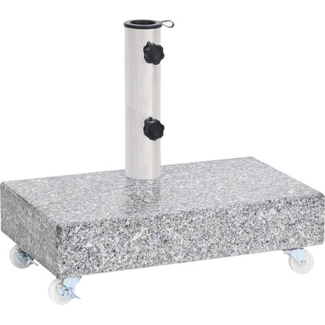 Maison Exclusive - Base per Ombrellone Grigio Chiaro 45x25x8,3 cm in Granito (1/5)