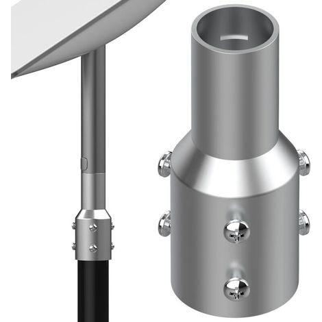 Starlink pipe adapter, designed for second generation Starlink dish, mast reducer joint 2.0 inch pipe adapter, suitable for TV mast and satellite mast (1/5)