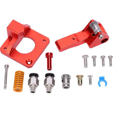 Kit d'extrudeuse pour imprimante 3D CR-10S, double rail coulissant rouge, extrudeur 1,75 mm consommables (1/5)