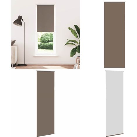 vidaXL Verdunkelungsrollo Kaffeebraun 65x210cm Stoffbreite 60,7 cm (1/5)