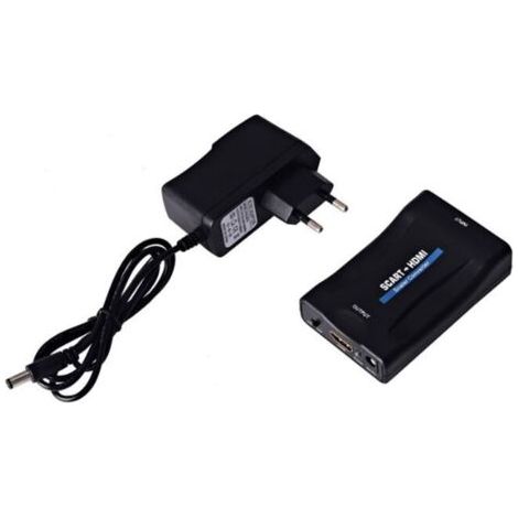 Promotion Convertisseur de tension-Peritel A Hdmi 1080P 60Hz Adaptateur Peritel Plug And Play Convertisseur Analogique Vers Numerique Boite Video Audio Adaptateur-- (1/5)
