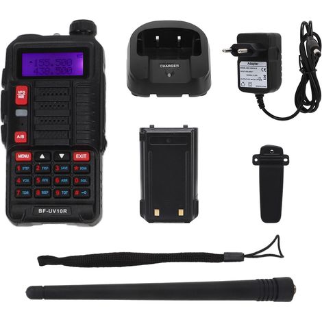 Talkie-walkie UV sans fil haute puissance VHF 136-174MHz UHF 400-520MHz 5 km longue portée radio bidirectionnelle prise UE 100-240V AC (1/5)