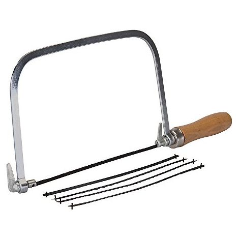 Seghetto da traforo con cinque lame di ricambio regolazione lama a 360° silverline (1/4)