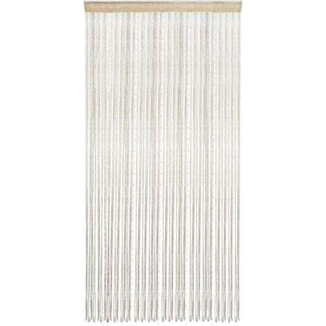 Beaded curtain, encrypted thread curtain with crystal beads, tassel door curtain for closet, hanging door curtain for interior decoration 1 x 2 m / 39 x 79 cm (champagne)
