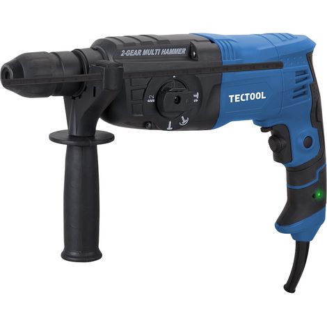 TECTOOL Perforateur SDS-PLUS TRH 850 - 230V- 850W - 1020/2300 tr/min - 3J - inclus coffret de transport, forets, burin
