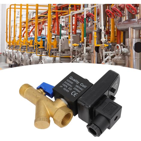 Vanne de purge automatique électronique pour compresseurs d'air et sécheurs frigorifiques, DN154, OPT-B, AC380V (1/5)