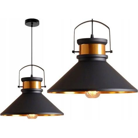 HÄNGELAMPE ASTI B BLACK/ GOLD