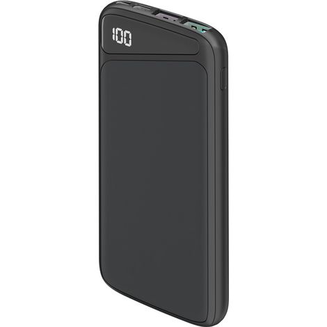 Goobay 53936 batería externa Polímero de litio 10000 mAh Negro