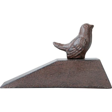 Fermaporta in ghisa con uccello 15