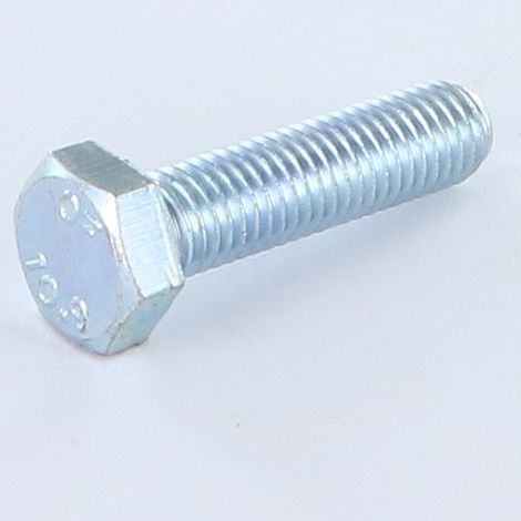 Vis métaux Tête hexagonale TH M14X25 Classe 10.9 Acier zingué