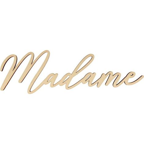Mot en bois 32 cm - Madame (1/2)