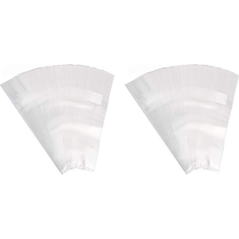 Lot de 200 Mushroom culture sac Spawn sacs épais 6 Mil sacs 5 9Inchx 13 8Inch 0 2 Micrometre filtre Breathable (1/5)