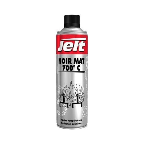 Vernis haute température Jelt NOIR MAT 700°C 005771 400 ml (1/3)