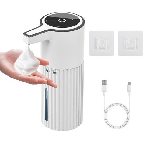 Distributeur de savon automatique sans installation, avec capteur et mousseur électrique pour salle de bain, grossiste en savon. (1/5)
