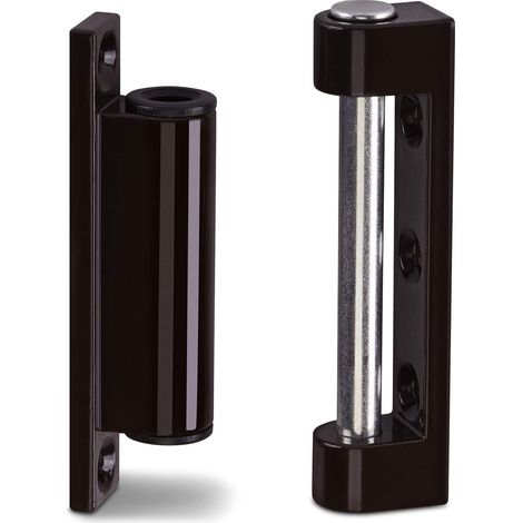 Fensterband Metall 75 mm dunkelbraun