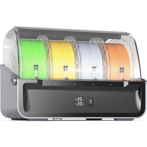 Boîtier Multicolore HICFS Créality - Séchage Actif pendant l'Impression, Identification RFID, Détection Automatique de Rupture et Enchevêtrement - Compatible avec Filaments Démoulables et Hydrosoluble (1/5)