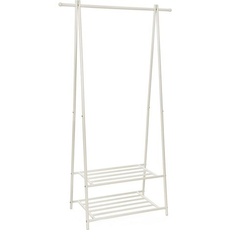 Appendiabiti appendiabiti 875 x 41 x 155 cm scarpiera guardaroba appendiabiti nero 120007016