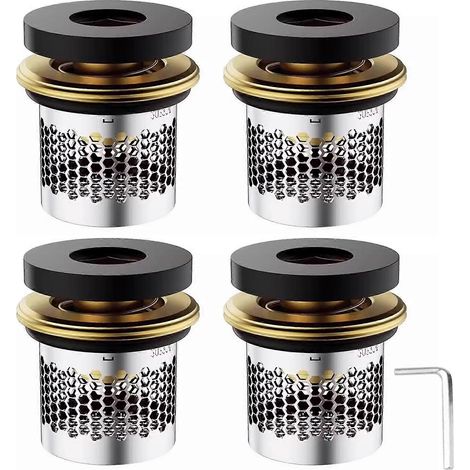 Robinets d'arrêt d'eau avec filtres, robinets anti-retour compatibles avec douche, robinets d'arrêt étanches compatibles avec salle de bain (1/5)