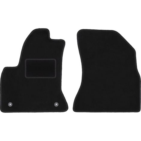 Tapis avant noirs pour : Citroën C4 Picasso I monospace (2006-2013)