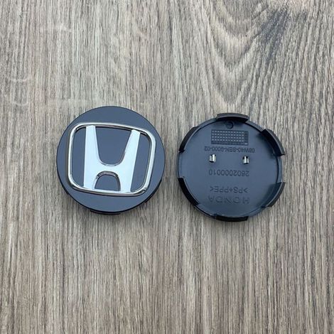 Cache-moyeu de roue 58mm compatible Honda Accord, Odyssey, CRV, Civic, URV, Crosstour, Avancier, Fit, City, Freed – Centre de jante, accessoire roue auto en ABS, kit 4 pièces – Noir