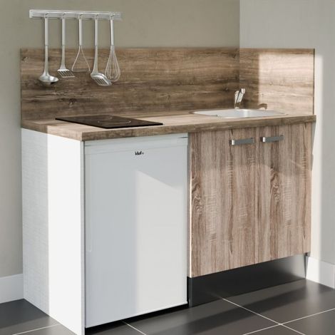 Kitchenette K17L-PT - 140 cm avec plan de travail et évier