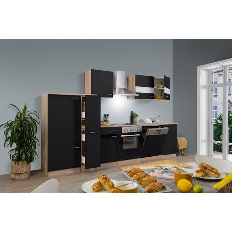 Cuisine Cuisine intégrée Chêne Noir Merle 310 cm Respekta (1/4)