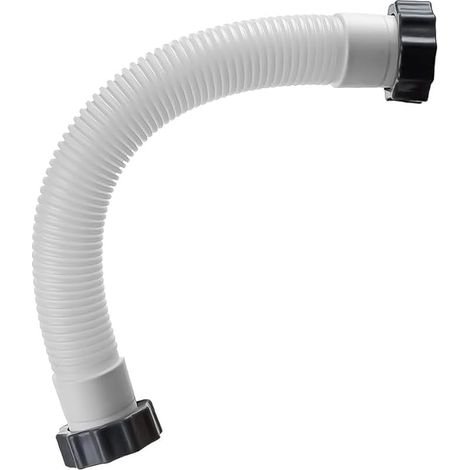 Tuyau de pompe de filtre à sable de piscine de 40,6 cm, tuyau d'interconnexion avec écrous pour pompe à filtre Intex et filtre à sable, accessoires de piscine (1 pièce) (1/5)