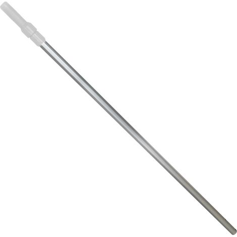 Linxor – Manche télescopique aluminium 1.33 m à 2.40 m – Fixation universelle 30 mm – Pour épuisette, balai, brosse – Léger et maniable