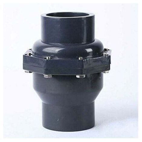 BUNTHAUS Ablassventil, Rückschlagventil, PVC-Wasserrückschlagventil, 40 mm Innendurchmesser, DN32 (40 mm Innendurchmesser)
