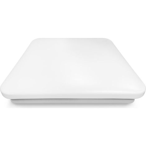 Plafon ilumin led 36w 3200lm 4000k sup. cdo abs bl garza