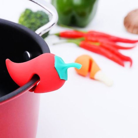 6 Couvercles en Silicone Réutilisables - Bouchons Anti-Débordement pour Casseroles et Poêles - Résistants à la Chaleur (1/4)