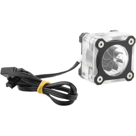 Débitmètre d'eau de refroidissement liquide R3 RGB pour ordinateur, filetage femelle G1/4, accessoires informatiques (1/4)