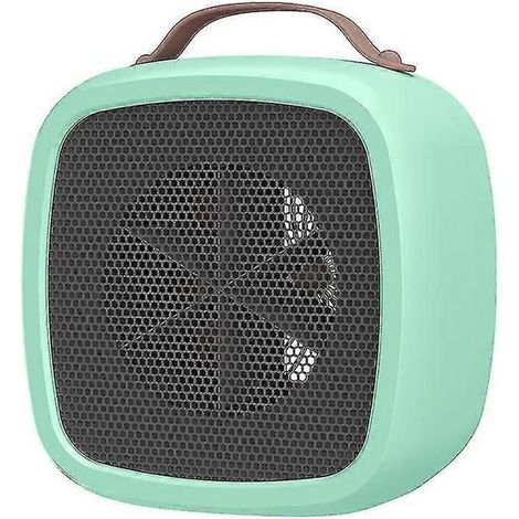 Chauffage d'appoint alimenté par batterie – Mini radiateur soufflant électrique compact avec thermostat (1/2)