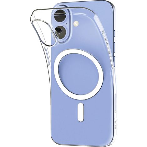 Puro 0.3 MAG Ultradünne TPU-Hülle, kompatibel mit MagSafe für iPhone 17 – Transparent (1/2)