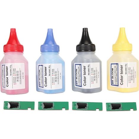 Universelles Farbtoner-Nachfüllset für Drucker der Modelle W2060A 116AK, W2061A 116AC, W2062A 116AY und W2063A 116AM