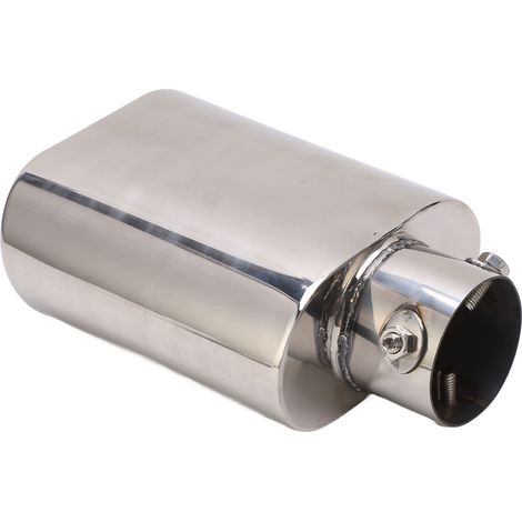 Embout de pot d'échappement biseauté en acier inoxydable 60-137 mm pour modification (1/5)