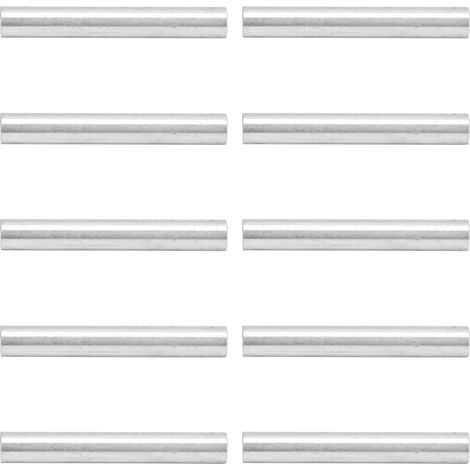 Entretoises rondes en alliage d'aluminium sans filetage, supports de fixation, 10 pièces, diamètre extérieur 6mm, longueur 43mm (1/5)
