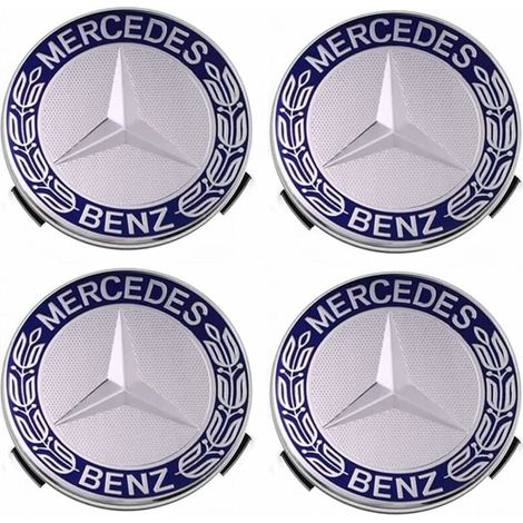 Cache-Moyeux - Diamètre 75 mm - ABS - Pour Voiture - Lot de 4 (1/5)