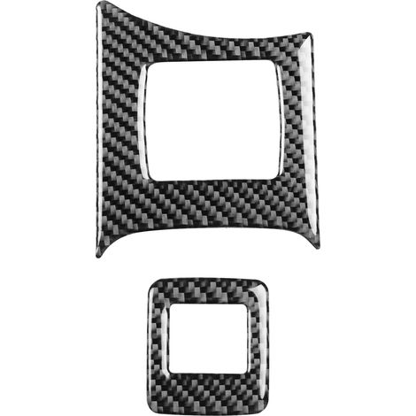 Bouton de toit ouvrant en fibre de carbone, cadre d'interrupteur convertible, compatible Mazda MX-5 NC 2009-2015 (1/5)