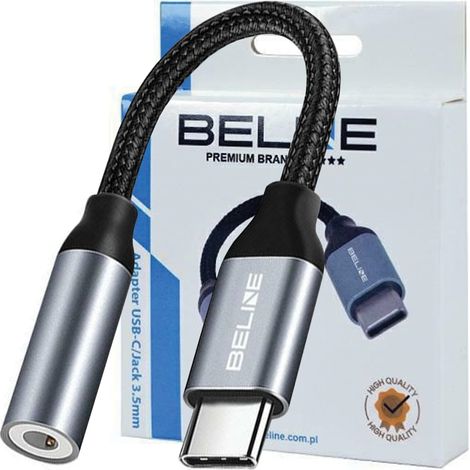 Adaptateur USB-C/Jack 3,5 mm pour Samsung Beline DAC Gris (1/5)