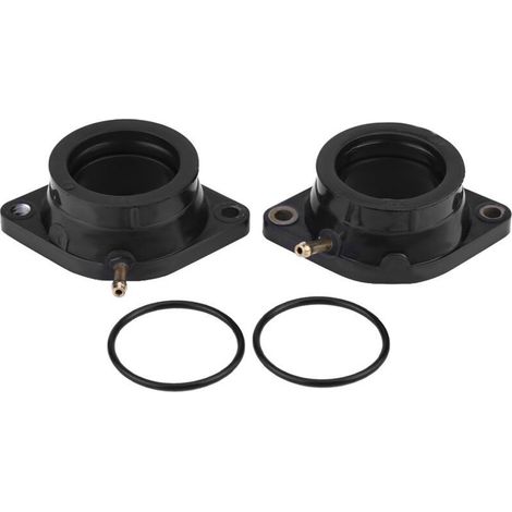 2-piece motorcycle carburetor intake manifold boot gasket for YAMAHA V Star 1100 (1/5)