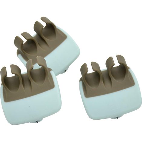 3-in-1 Handschäler-Set für Kartoffeln, Obst und Gemüse – Enthält 3 verschiedene Klingen für vielseitige Anwendung (Blau) (1/5)