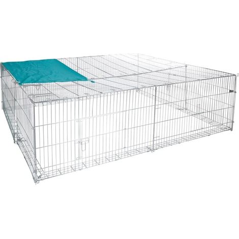 Kerbl Erweiterungselement mit Ausbruchsperre für Auslaufgehege, Maße 230x76x70cm (1/5)