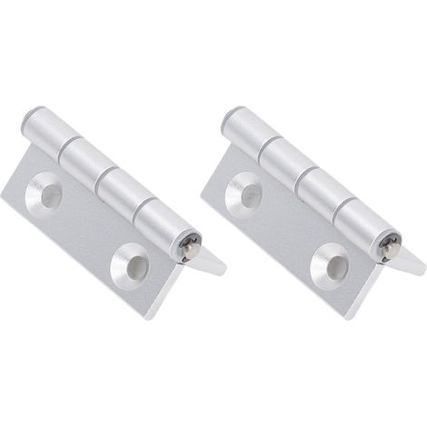 Charnière Aluminium 2 Pièces Pliable Plate Ouverture, Bague Résine Épaissie, Outils de Menuiserie pour Porte (1/5)