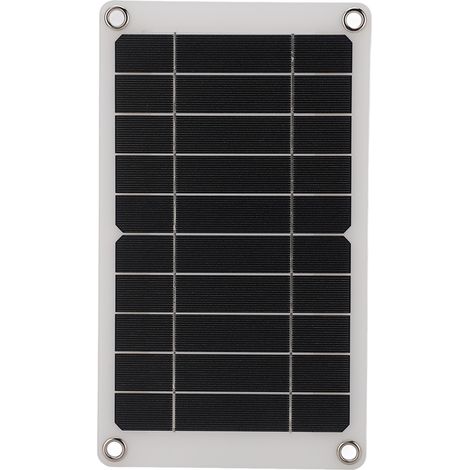 7,5-W-5-V-USB-Solar-Akkuladegerät, tragbares monokristallines Solarpanel, Stromversorgung für den Außenbereich (1/5)