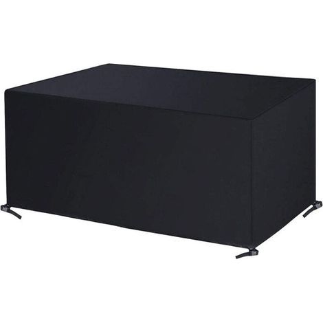 Funda para muebles, funda rectangular para sofá de exterior de 240x140x90 cm, funda impermeable para banco de jardín, tejido Oxford 420D, resistente a los rayos UV y al polvo, para mesa y sofá de jard (1/4)
